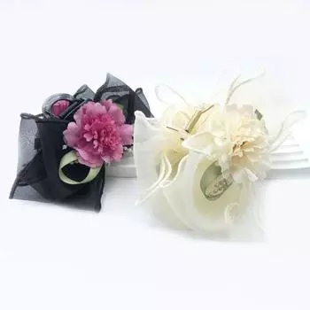 Мини-заколка для волос с цветком пиона, милые головные уборы, модные заколки для волос Sweet Fairy для девочек