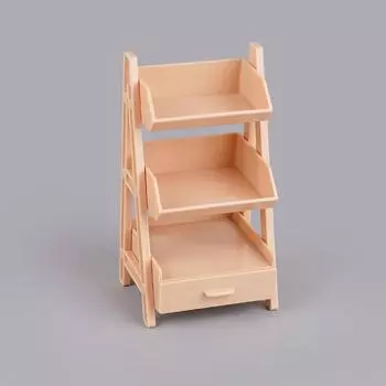 Miniature Mini Flower Stand Shelf Small Model Play House Toy Mini Simulation Scene Doll House Dessert Ornament