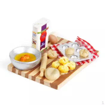 Миниатюрные яйца для кукольного домика 1/12, 1 набор