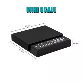 Миниатюрные весы для кофе эспрессо, мини-таймер, кофейные весы с USB-портом, 2 кг/0,1 г/унция/мл, подарок для мужчин и женщин, цифровые кухонные весы