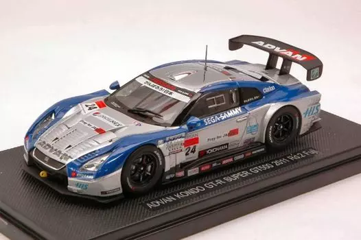 Minichamps SUPER GT500 ADVAN KONDO Fuji Finished Product 1/43 GT-R Rd.2