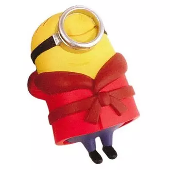 Minions Suyasuya Friend Desktop Figure Gacha Gacha Capsule Toy [3.Stuart] (single item)
