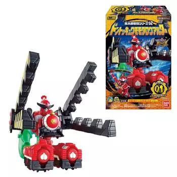 Minipla Bustaro Sentai Series 02 (12 шт.) Конфеты-игрушкиРамунэ конфеты 1 шт. (Братья Буутаро Сэнтай Дон)
