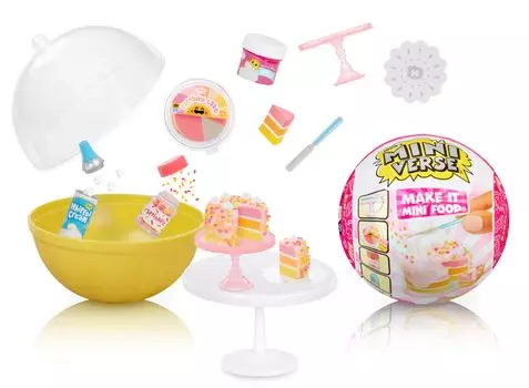 Miniverse Make It Mini Food Diner Series 3 Mini Blind Resin Replica MGA s Collector, Упаковка, Сделай сам, Игра, Еда, Несъедобный коллекционер, 8+