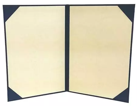 Mino Shokai certificate navy no A4 size A3 certificates file, cloth, blue, padding, (for 9272-02)