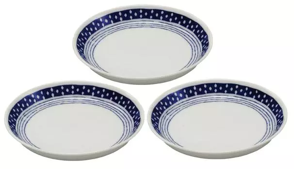 Mino ware plates set of 3 Soro 4.5 139667(3)