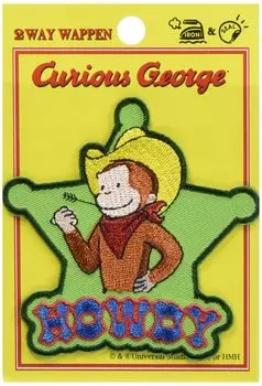 Minoda Curious George Patch Cowboy Large U01Y9725