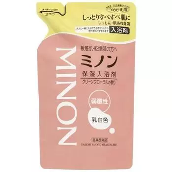 Minon Medicated Moisturizing Bath Salts Refill 400mL (approx. 10 times) Medicated Bath Salts Sensitive Skin Roughness, Eczema Moisturizing Dry Measure