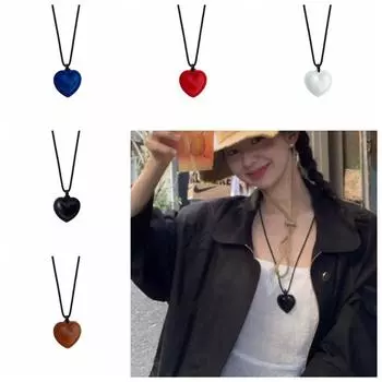 Minority Design PU Love кулон ожерелье подвески веревка цепочка ожерелье милая женщина чёрный