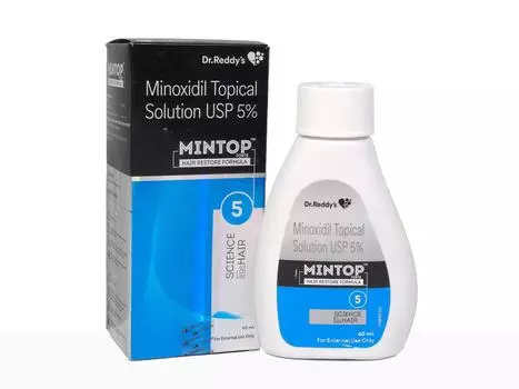 Minoxidil Topical Solution USP 5% Mintop Forte Формула для восстановления волос 60 мл