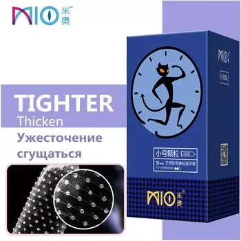 MIO 30 шт., маленькие размеры, более плотные и толстые презервативы для задержки эякуляции, большие презервативы для стимуляции частиц S