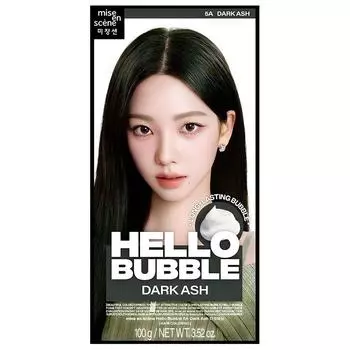 Mise-en-scne Краска для волос Hello Bubble, 5A тёмно-пепельно-серый, 1 шт.