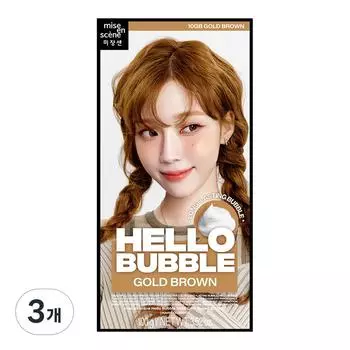Mise-en-scne Краска для волос Hello Bubble, золотисто-коричневая, 3 шт.
