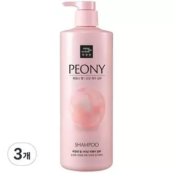 Mise-en-scne Pearl Shining Repair Парфюмированный шампунь с ароматом пиона, 1 л, 3 шт.