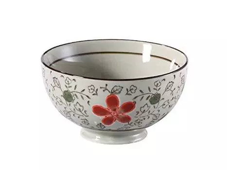 Миска для риса Nishida 120138 Нет. 4.5 (Красный Космос)/Домашний ресторан/Коммерческая посуда/Чаша для чая/Очадзукэ/Чаша для риса//Японская посуда/