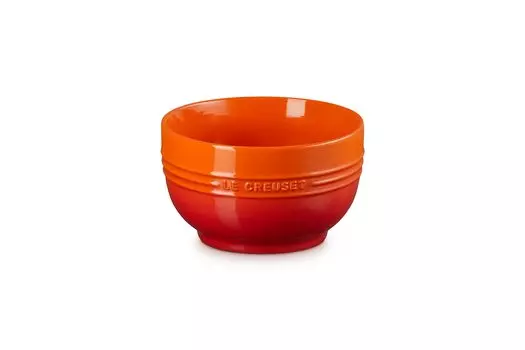 Миска Le Creuset 1100 мл оранжевая, термостойкая, морозостойкая, подходит для использования в микроволновой печи, можно мыть в посудомоечной машине, японская [Авторизованный продукт] оранжевый