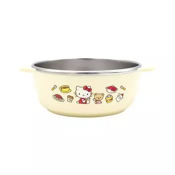 Миска Lilpang Hello Kitty Baker из нержавеющей стали с противоскользящей крышкой HK7032, разные цвета, 1 шт., Популярные корейские товары для родителей