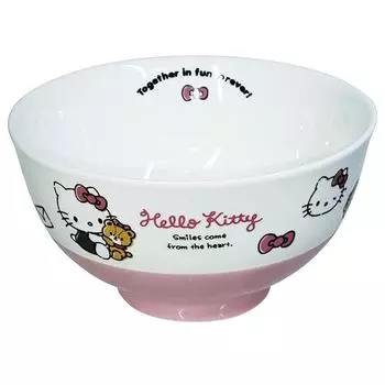 Миска Sanrio Hello Kitty Пушистая розовая Hello Kitty Pink Sanrio Goods Посуда розовый