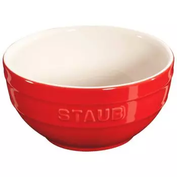 Миска staub Керамическая миска Термостойкая керамика Безопасна для использования в микроволновой печи Японская керамическая миска Вишня 12 см [Авторизованный продукт] 40510-794 вишня