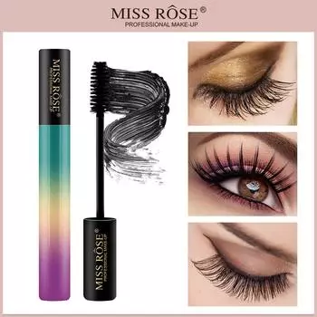 Miss Rose, долговечная водостойкая удлиняющая тушь для ресниц, натуральный завиток, наращивание ресниц, макияж, профессиональный макияж для женщин