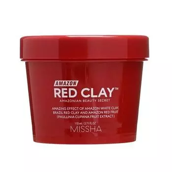 MISSHA Amazon Red Clay Pore Mask 110ml AUTHENTIC STORE