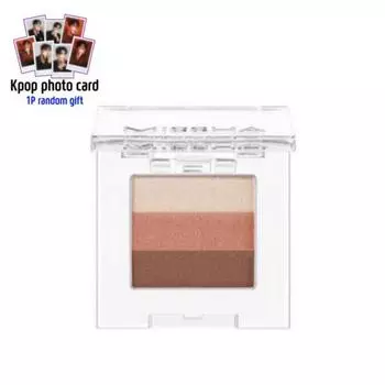 MISSHA Triple Shadow 2 г, оттенок Dewy Apricot коричневый