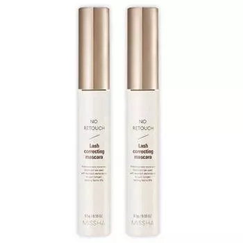 MISSHA Тушь для ресниц No-Touch Correction Kara Transparent 9,5 г, 2 шт.