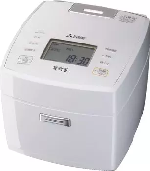 MITSUBISHI ELECTRIC Рисоварка Чашки IH Тип Сделано в Японии Бинчотан Угольная плита Umahaya Mode Hojun Cooking Tsukihaku 5.5 NJ-VVC10-W