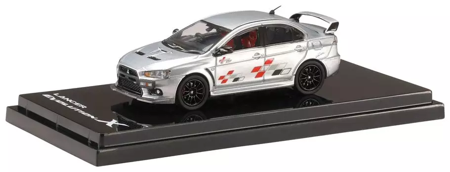 Mitsubishi Lancer Evolution 10 Ralliart Cool Silver Metallic 1/64
