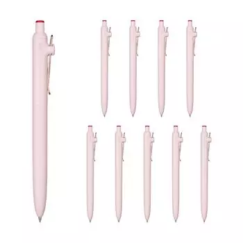 Mitsubishi Pencil Ballpoint Pen uniball ZENTO Basic Red 10P Water-based 0.5 10-Pack UBNZS05.15 красный