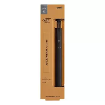 Mitsubishi Pencil Jetstream Prime Ballpoint Rotating Oil-Based Pen, Retractable, 0.7 Inch, Black, SXK350007.24 чёрный