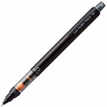 Механический карандаш Mitsubishi Pencil Kurtoga Pipe Slide 0,5 черный M54521P.24 набор из 2 шт.