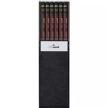 Mitsubishi Pencil Pencil High Uni 2B 1 Dozen HU2B чёрный