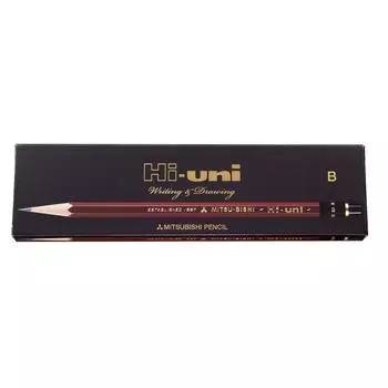 Mitsubishi Pencil Pencil High Uni KB 1 дюжина бумажная коробка HUKB