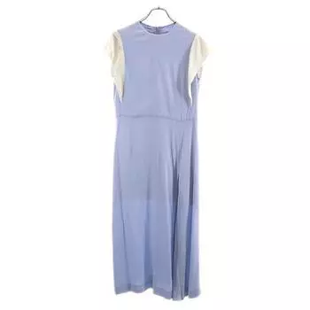 MIUMIU made in Italy Short sleeve French sleeve one piece 44 Blue Women Used