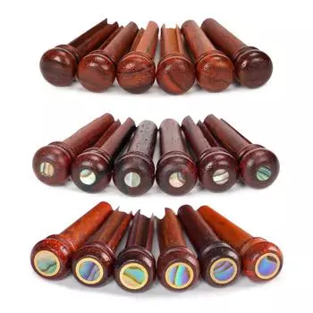 Miwayer 6 шт. акустическая гитара Cocobolo деревянные мостовые штифты запасные части для гитары