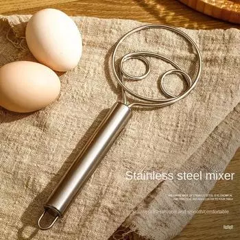 Миксер из нержавеющей стали Ручной миксер для муки Многофункциональные миксеры Бытовая машина для взбивания яиц Кухонная утварь Венчик для приготовления пищи