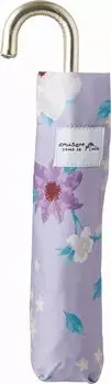 Miyajima Folding Umbrella 55cm Windproof Bone Bloom Purple фиолетовый