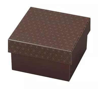 Miyamoto Sangyo Bento Box Japanese MON Hako Style Hemp Leaf Medium 400ml