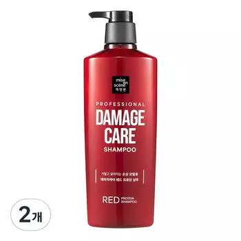 Мизансцена Damage Care Red Protein Шампунь с цветочным ароматом, 680мл, 2 шт.