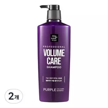 Мизансцена Volume Care Шампунь с фиолетовым коллагеном и фруктово-цветочным ароматом, 680 мл, 2 шт.