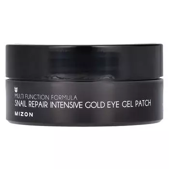 Mizon, патчи для кожи вокруг глаз с гелем Snail Repair Intensive Gold, 60 патчей