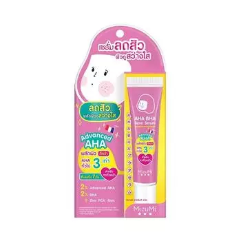MizuMi AHA BHA Acne Serum Сыворотка от прыщей с мягким отшелушиванием 13 г. 13 g.