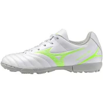 Mizuno Детские футбольные бутсы Monarcida NEO 3 SELECT AS и Белый x Неон 3E Jr. Юниоры, Футбол, Легкий, Зеленый, 20.0 см,
