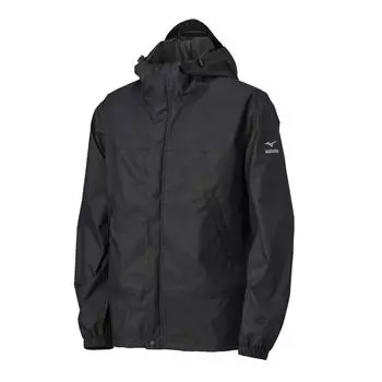 [Mizuno] Дождевик Aqua Block Rain Jacket Bergtech Unisex Водонепроницаемый Влагостойкий Воздухопроницаемый 20 Стирок Прочный Водоотталкивающий Для Рыбалки На Открытом Воздухе B2JE0A01 Черный