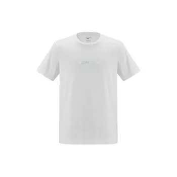 Mizuno Essential Series Logo Technology Sports Print Letter Round Neck Lightweight Pullover Short Sleeve T Shirt Men T Shirts White K2CA41A4-02 2XL