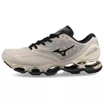 Mizuno Кроссовки мужские Wave Prophecy LS Silver Cloud Black Grey Opal-Grey D1GA333703 41