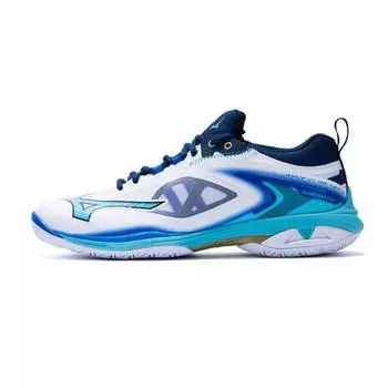Mizuno Кроссовки Wave Claw Neo 3 Wide White Seasonal Blue Unisex 71GA247302 36