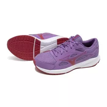 Mizuno Maximizer 26 Беговые Фиолетовый x Рубиновый 3E Женская Обувь, Красный, 23.5 см,
