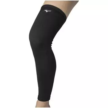 Mizuno Наколенник волейбольный супер длинный V2MYA011 черный x белый 1 шт. (Без прокладки/Унисекс)